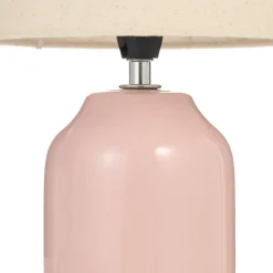 Pauleen Sandy Glow tafellamp, crème/roze