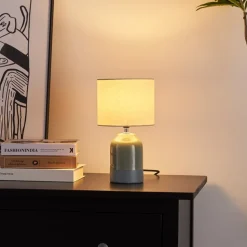 Pauleen Sandy Glow tafellamp, crème/groen