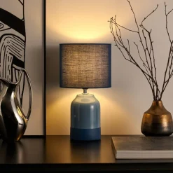 Pauleen Sandy Glow tafellamp, blauw/blauw