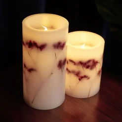 Pauleen Shiny Bloom Candle LED kaars Set van 2