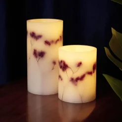 Pauleen Shiny Bloom Candle LED kaars Set van 2