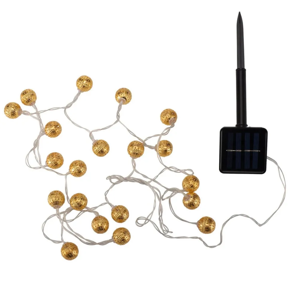 Pauleen Solar-lichtketting Sunshine Glamour goud