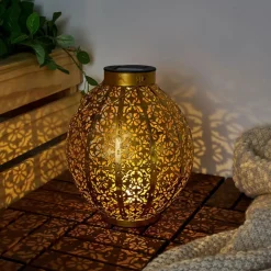 Pauleen Sunshine Aura LED solarlamp in goud