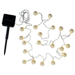 Pauleen Sunshine GlamourSolar-lichtketting, zilver