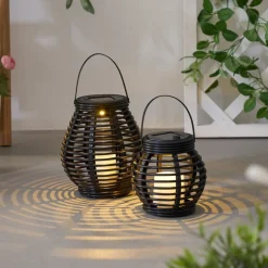 Pauleen Sunshine Glow LED lantaarn op zonne-energie, 2 stuks