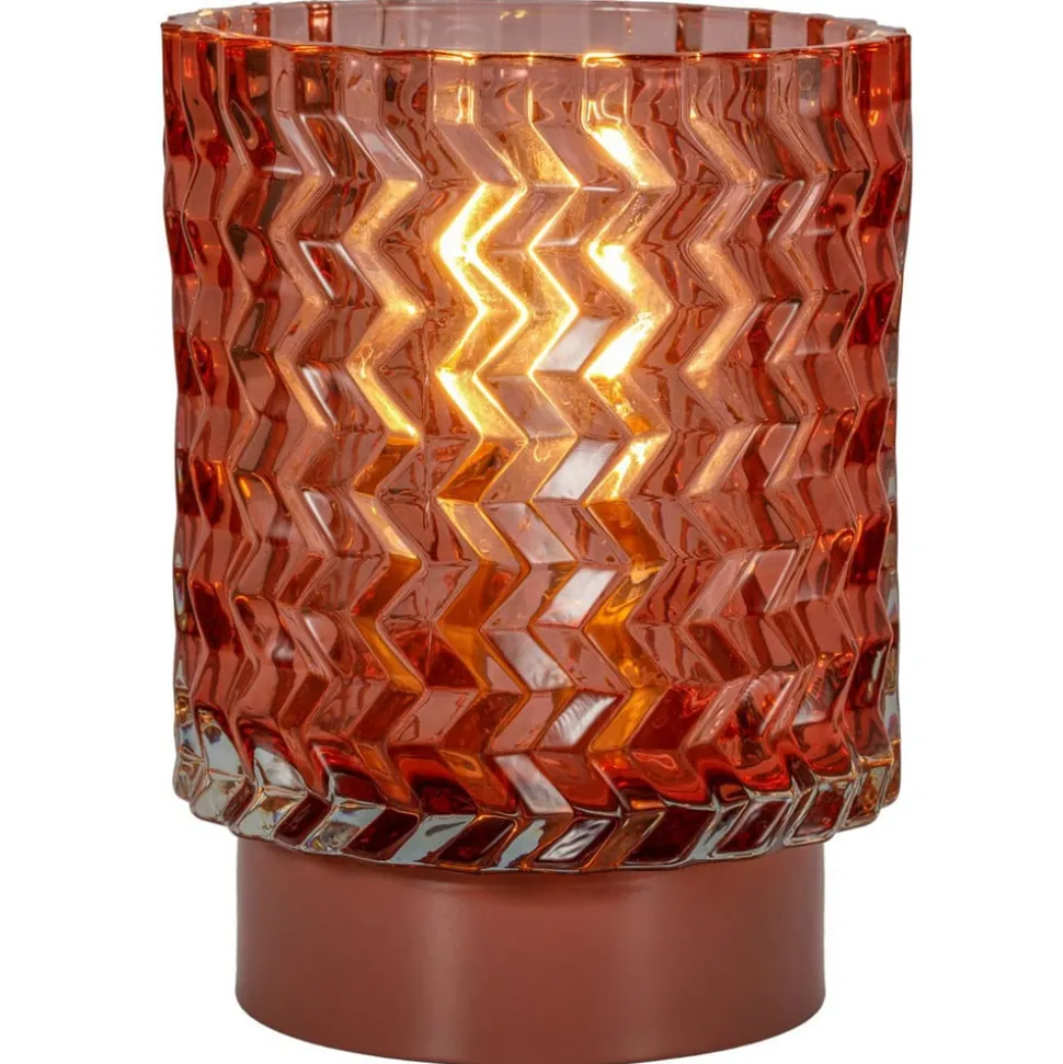 Pauleen Sweet Glamour E14-LED batterij rood metaal