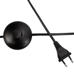 Pauleen Timber Pearl vloerlamp met gevlochten kap