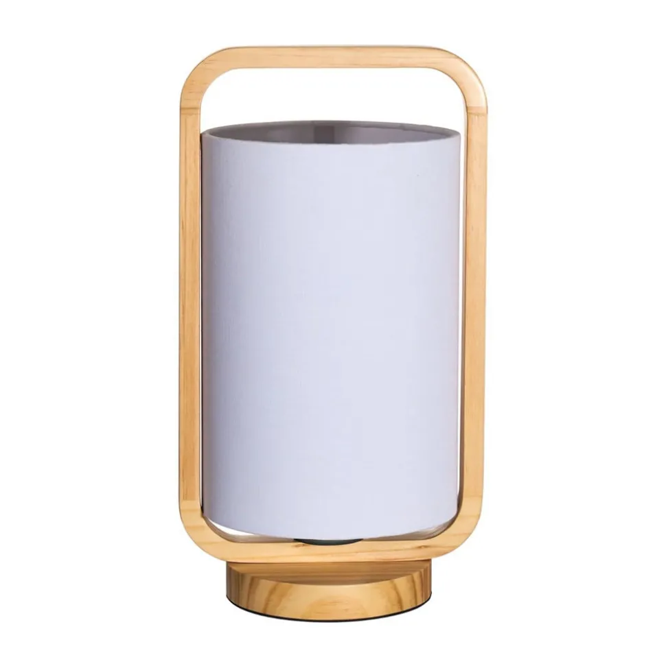 Pauleen Woody Charm tafellamp van stof en hout