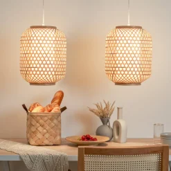 Pauleen Woody Delight hanglamp van bamboe
