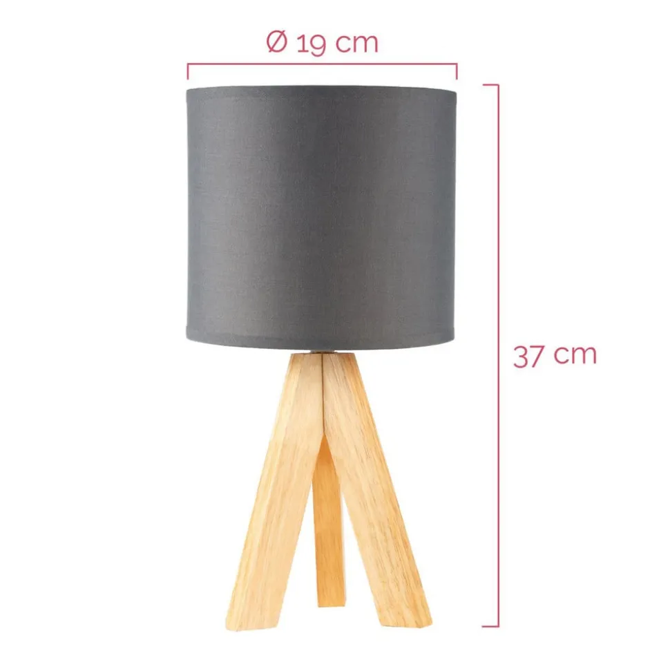 Pauleen Woody Love tafellamp met houten frame