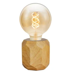 Pauleen Woody Sparkle tafellamp van licht hout