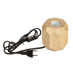 Pauleen Woody Sparkle tafellamp van licht hout
