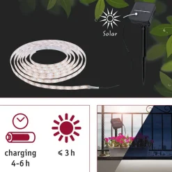 Paulmann 78896 solar-LED strip 3 meter, warmwit