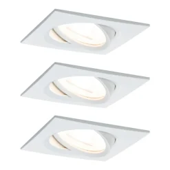 Paulmann 3 spot Nova hoekig zwenkbaar/dimbaar, wit