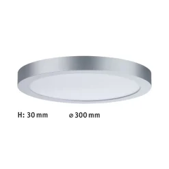 Paulmann Abia LED paneel Ø 30 cm 2.700K mat chroom