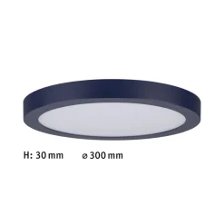 Paulmann Abia LED paneel Ø 30cm 2.700K nachtblauw