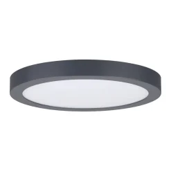 Paulmann Abia LED paneel Ø 30cm 2.700K donkergrijs