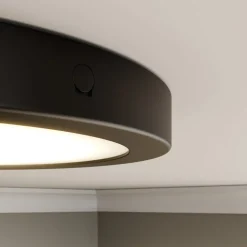 Paulmann Abia LED paneel Ø 30cm 2.700K mat zwart