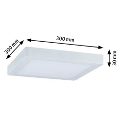 Paulmann Abia LED paneel 4.000K hoekig 30cm wit