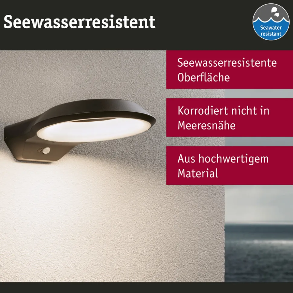 Paulmann Anela LED sensor buitenwandlamp 2.200 K