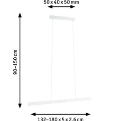 Paulmann Aptare LED hanglamp, ZigBee, zwart