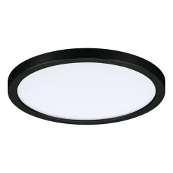 Paulmann Areo LED paneel rond zwart 3000K Ø17,5cm