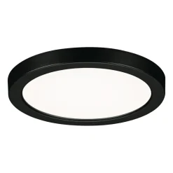 Paulmann Areo LED paneel rond zwart 4000K Ø11,8cm
