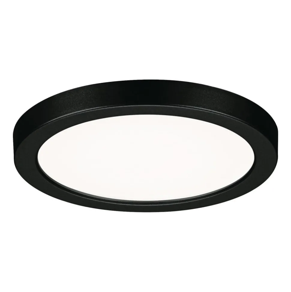 Paulmann Areo LED paneel rond zwart 4000K Ø11,8cm