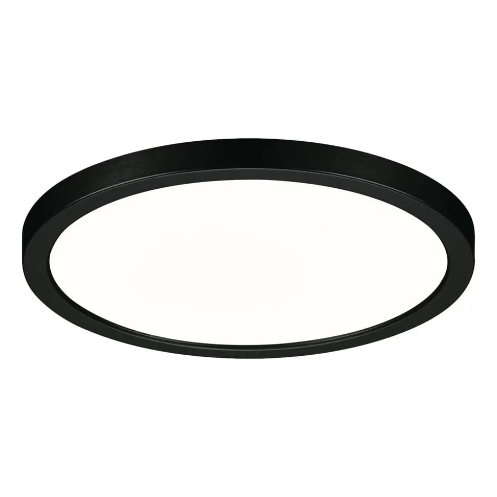 Paulmann Areo LED paneel rond zwart 4000K Ø17,5cm
