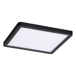 Paulmann Areo paneel dimtowarm hoekig zwart 17,5cm