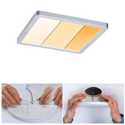 Paulmann Areo paneel dimtowarm hoekig 17,5cm