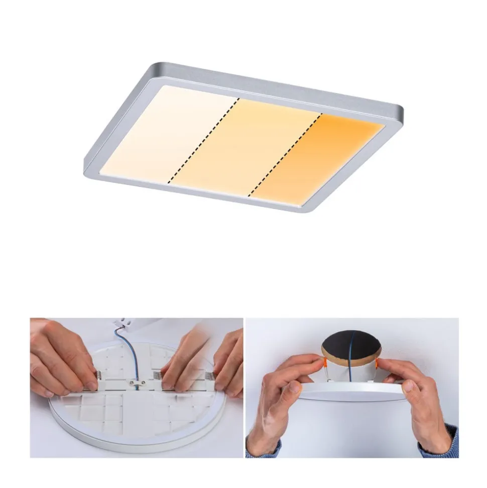 Paulmann Areo paneel dimtowarm hoekig 17,5cm