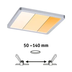 Paulmann Areo paneel dimtowarm hoekig 17,5cm