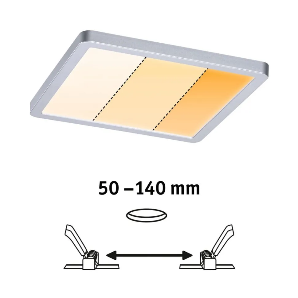 Paulmann Areo paneel dimtowarm hoekig 17,5cm