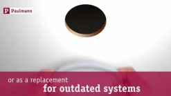 Paulmann Areo paneel 3stepdim zwart Ø17,5cm 3000K