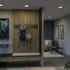 Paulmann Areo paneel 3stepdim zwart Ø17,5cm 4000K