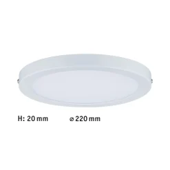 Paulmann Atria LED plafondlamp Ø22cm wit mat