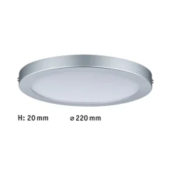 Paulmann Atria LED plafondlamp Ø 22cm chroom