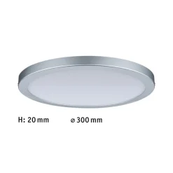 Paulmann Atria LED plafondlamp Ø30cm chroom