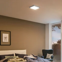 Paulmann Atria plafondlamp 2.700 K 30x30cm chroom