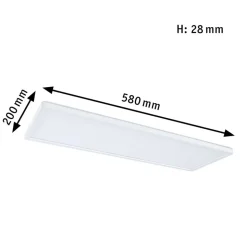 Paulmann Atria Shine paneel on/off wit 840 58x20cm