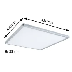 Paulmann Atria Shine paneel 3-step 840 42x42