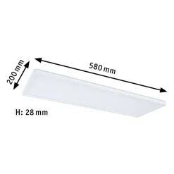 Paulmann Atria Shine paneel on/off wit 830 58x20cm