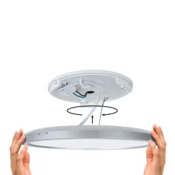 Paulmann Atria Shine Paneel aan/uit chroom 830 Ø29cm