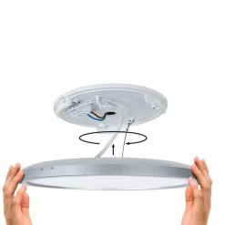 Paulmann Atria Shine Paneel aan/uit chroom 830 Ø19cm