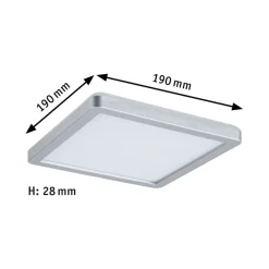 Paulmann Atria Shine paneel on/off 830 19x19