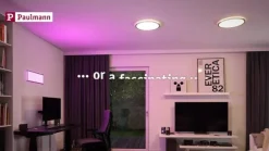 Paulmann Atria Shine Paneel Dime chroom RGBW Ø29cm