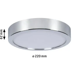 Paulmann Aviar LED plafondlamp Ø 22cm chr. 3.000 K