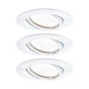 Paulmann Base GU10-inbouwspot set van 3, wit