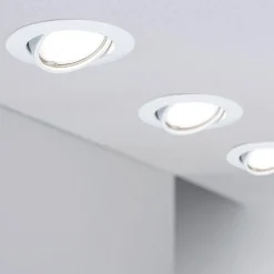 Paulmann Base inbouwspot in 10er-set wit